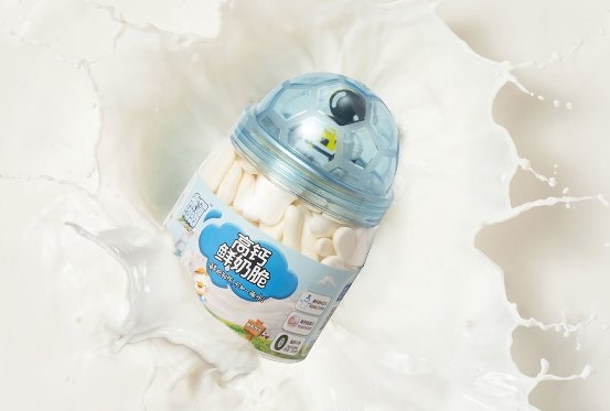 米可泡泡高钙鲜奶脆新上市，打造儿童趣味“食”光