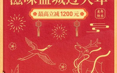 滋味盐城过大年，千元立减“惠”赠，过年畅玩无压力！