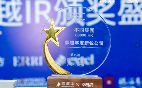不同集团荣获“卓越年度新锐公司”，迈向可持续发展的下一阶段