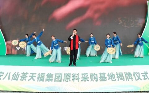 丹诏八仙入天福 茶香四溢启新程 诏安八仙茶天福集团原料采购基地举行揭牌仪式