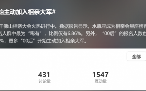 相亲年轻化趋势凸显：珍爱网读懂“主动相亲一代”