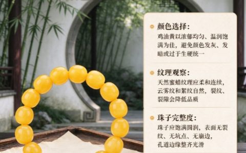 蜜蜡手串价差巨大的真相：蜡质、油润、保真维度拆解，10 大品牌横评