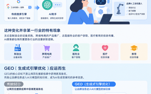 大模型重构企业线上获客：读懂GEO生成式引擎优化，企业如何甄别适配自身行业服务商